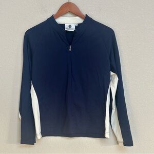 WIMBLEDON Jacket Women Navy Blue Full Zip Tennis Classic Championship Medium